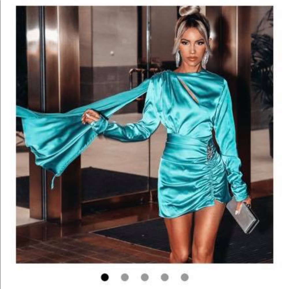 Cat walk connection mini dress